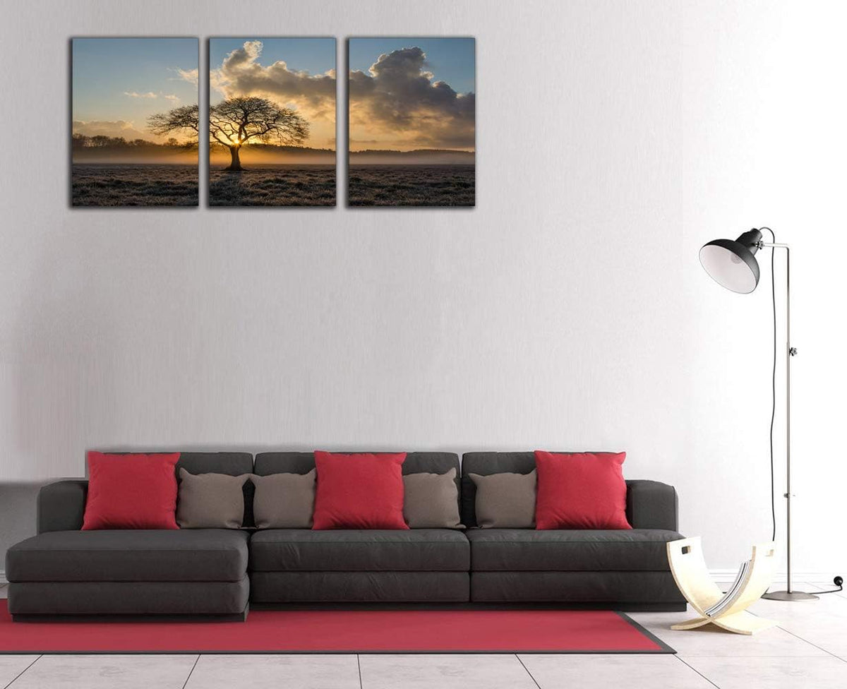 Yetaryy Inspirational Wall Art Tree of Life landscape Motivational Canvas Painting Modern Inspiring Entrepreneur Quotes Posters and Prints Artwork Inspiration Motivation Office Home Decorations