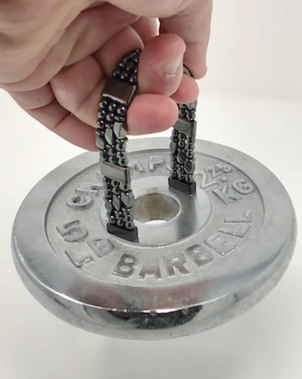 Tri-Power Magnetic Hematite Bracelet (8 Inches)