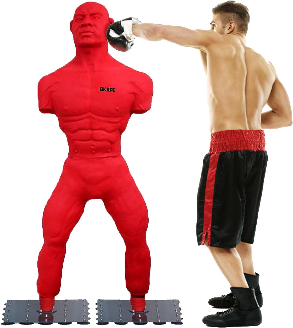 Freestanding Punching Bag Boxing Dummy for Adults Fighting Bag Stand Kick Boxing Mannequin Training Dummy Martial Arts