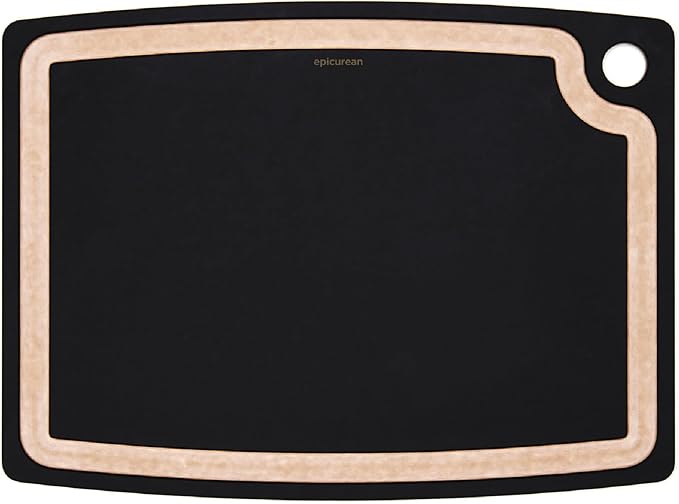 Epicurean Gourmet Series Cutting Board with Juice Groove, 17.5-Inch by 13-Inch, Slate/Natural