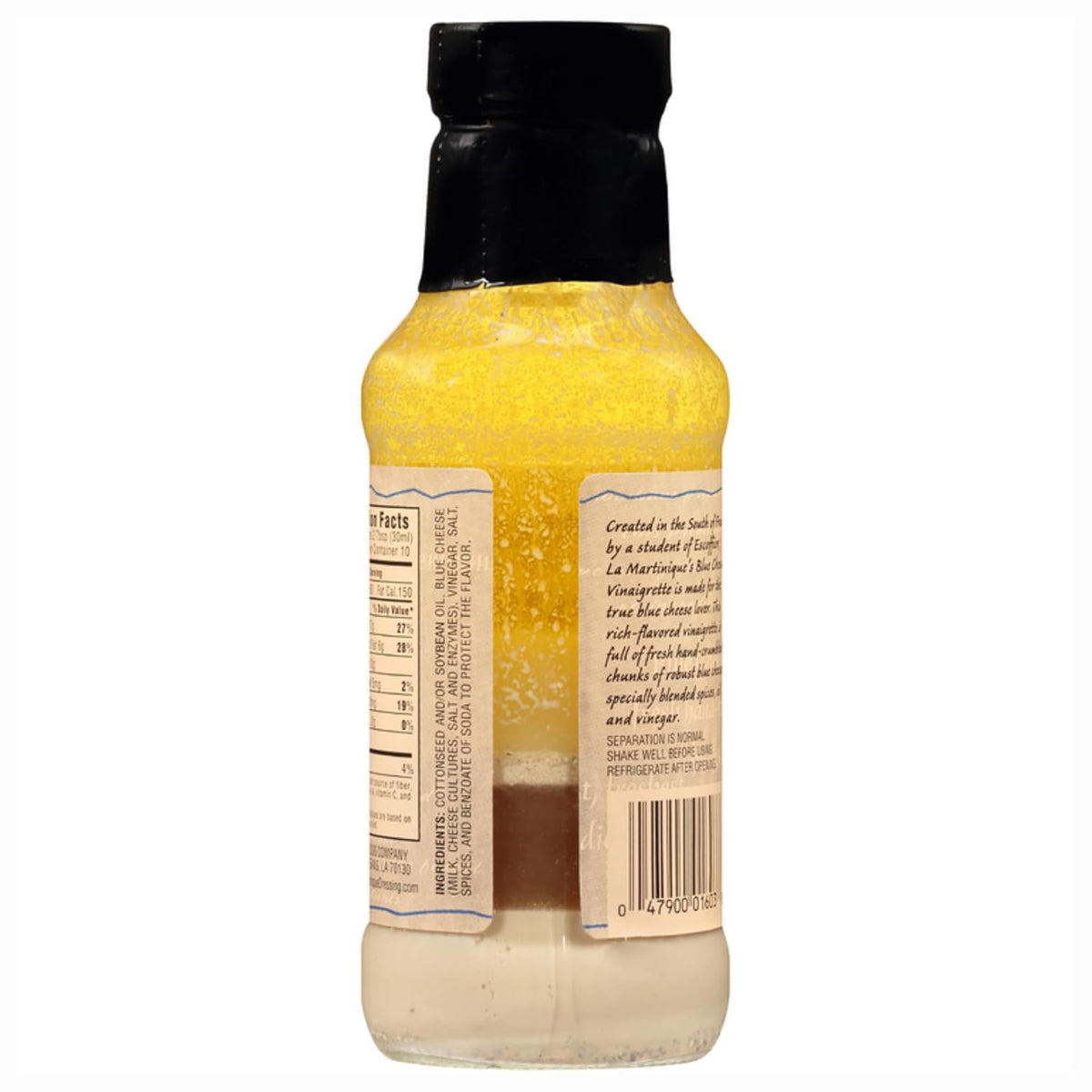 La Martinique Blue Cheese Vinaigrette Dressing 10 Ounce Bottle (Pack of 6)