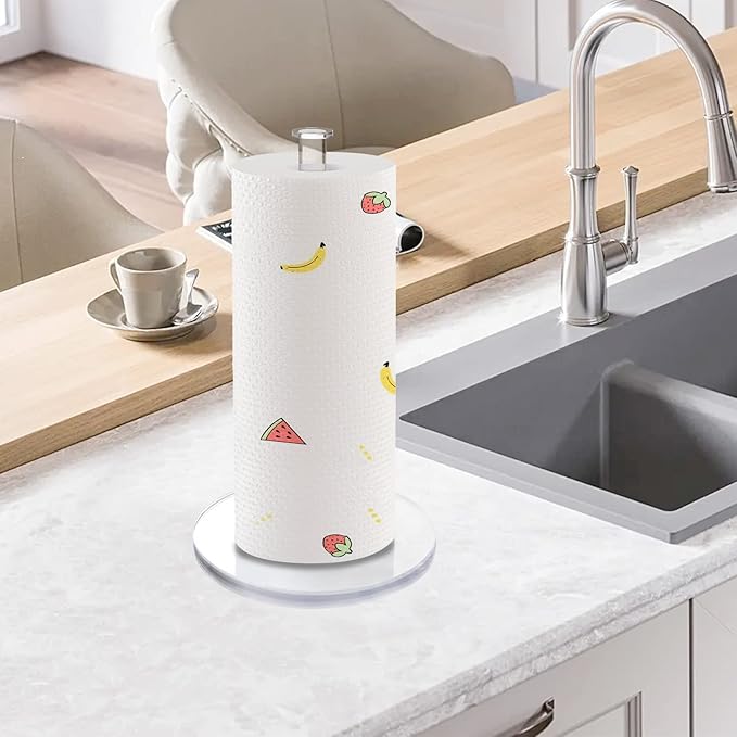Acrylic Paper Towel Holder, Paper Towel Stand for Countertop, Clear