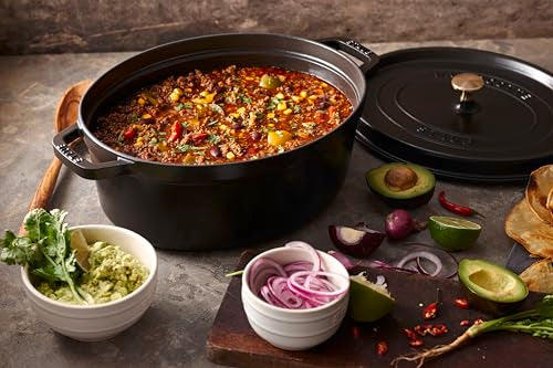 Staub Oval Dutch Oven 8.5-Quart Matte Black