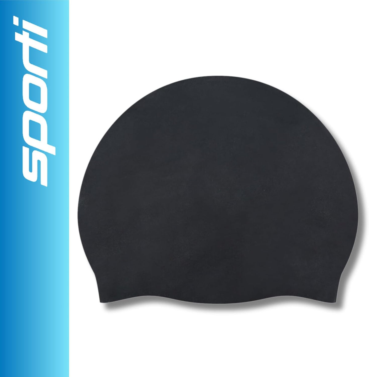 Sporti Silicone Swim Cap for Kids, Unisex Youth Swimming Cap, Protection Bathing Caps for Your Children, Aged 2-10