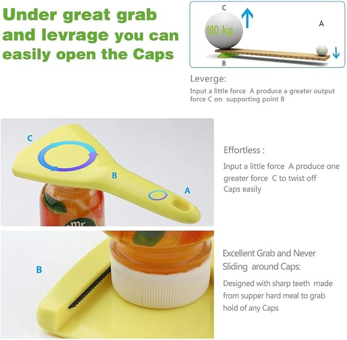 Twist-Off Bottle Opener for Weak Hands & Seniors with Arthritis