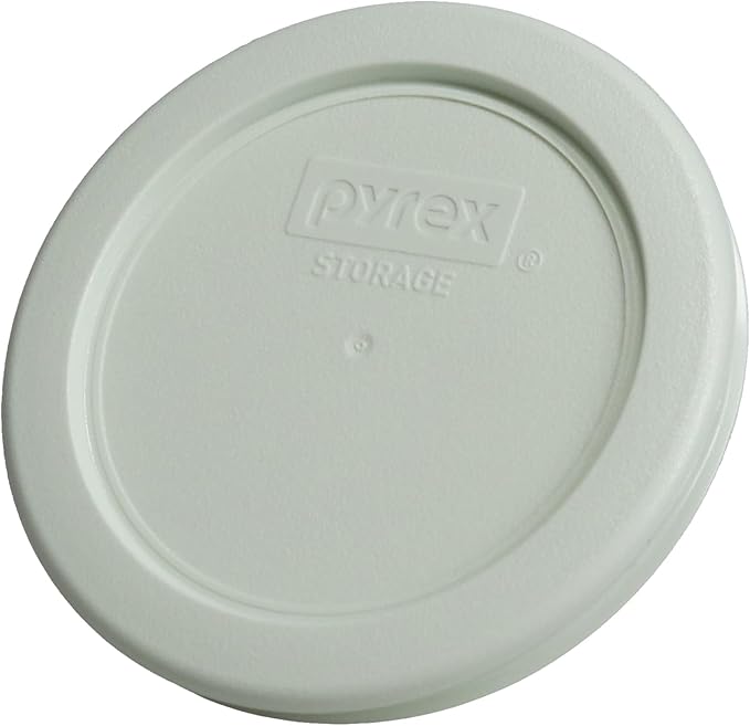 Pyrex (2) 7202-PC 1 Cup White Mint, (2) 7200-PC 2 Cup Rosewater Pink, (2) 7201-PC 4 Cup Tranquil Green, (1) 7402-PC 6/7 Cup Tarragon Green Food Storage Replacement Lids – Made in the USA