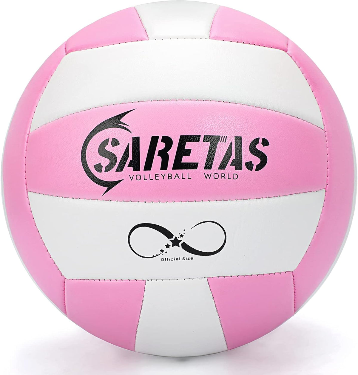 Beach/Water/Sand Volleyballs, Outdoor/Indoor Official Size, Soft Touch Volleyball for Beginners, Cute Volley Ball for Girls/Kids/Youth, Ideal Gifts with Pump for Backyard, Pool, Middle School