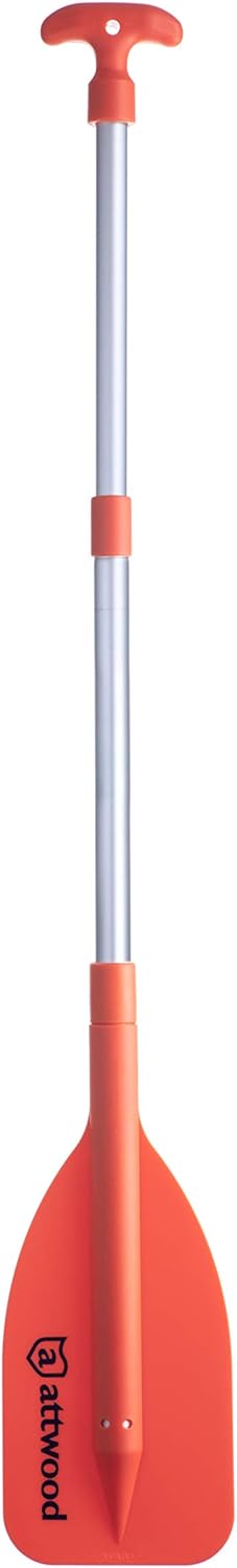 Attwood Emergency Telescoping Paddle for Boating, Orange