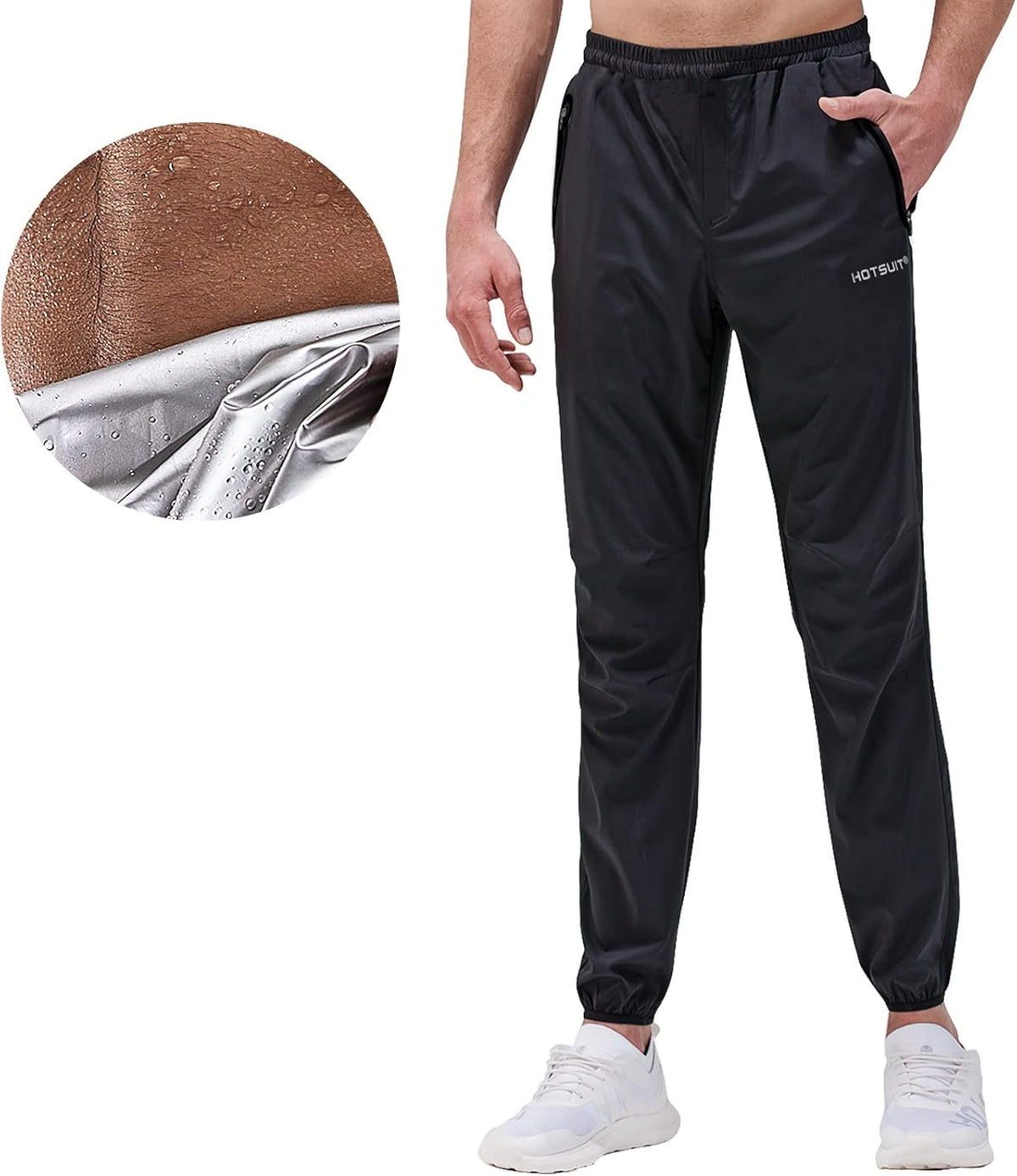 HOTSUIT Sauna Suit Men Anti Rip Boxing Sweat Suits Exercise Workout Jacket