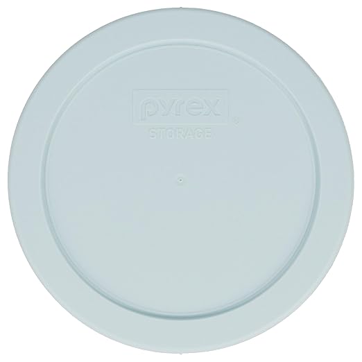 Pyrex 7201-PC Round 4 Cup Storage Lid for Glass Bowls (4, Muddy Aqua)