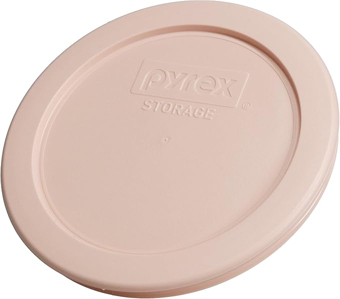 Pyrex (2) 7202-PC 1 Cup White Mint, (2) 7200-PC 2 Cup Rosewater Pink, (2) 7201-PC 4 Cup Tranquil Green, (1) 7402-PC 6/7 Cup Tarragon Green Food Storage Replacement Lids – Made in the USA