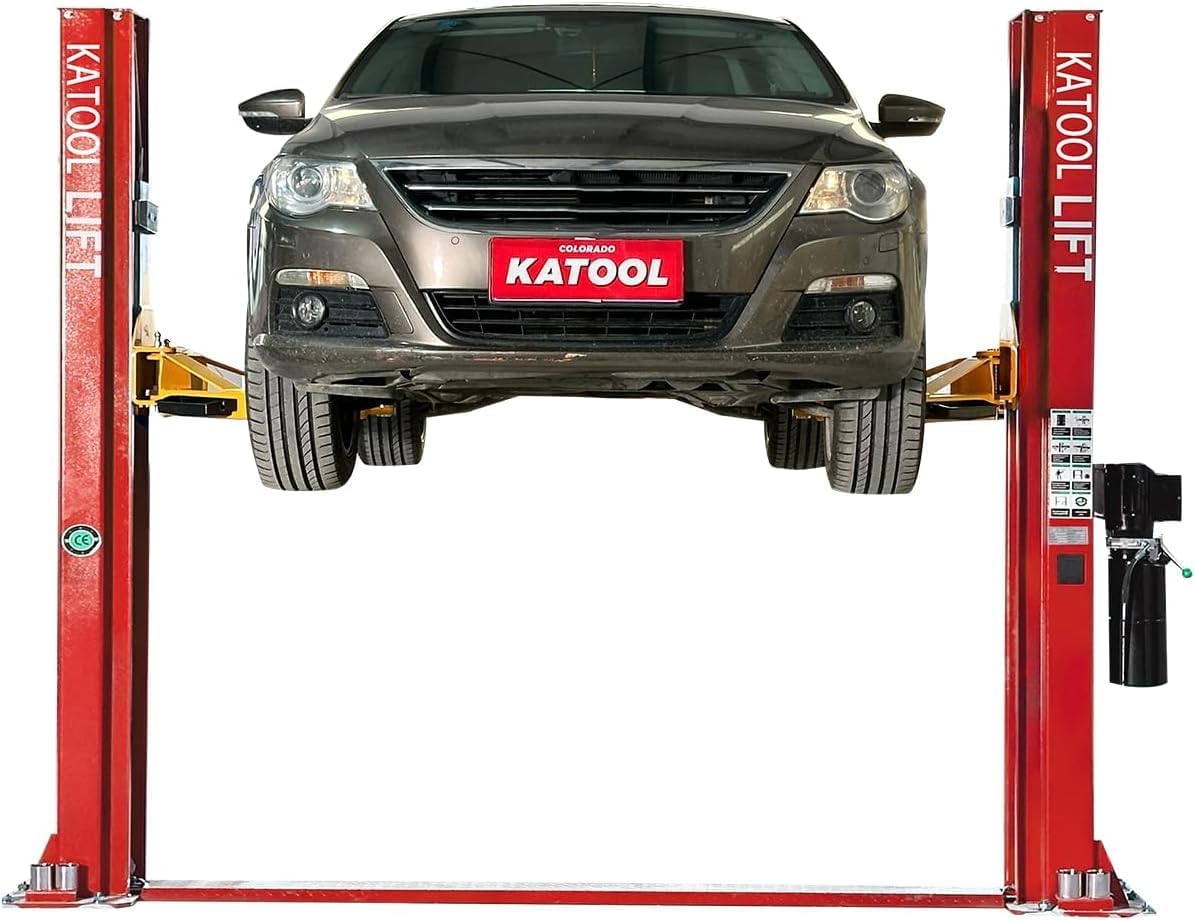 10000lbs 2 Post Lift Car Lift Auto Vehicle Car Lift Truck Hoist Floor Plate 220V (10000lbs)