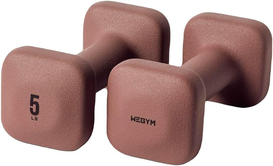 SafeGrip Dumbbells, Anti-Slip, Anti-Roll, Thick Handles, Free Weights, Square Dumbbells for Secure Workouts at Home, Weightlifting, and Personal Training