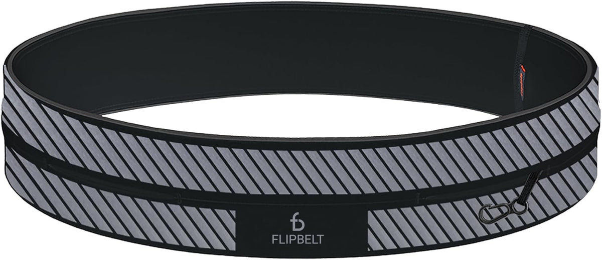 FlipBelt Classic Running Belt, Running Fanny Pack for Women and Men, USA Company