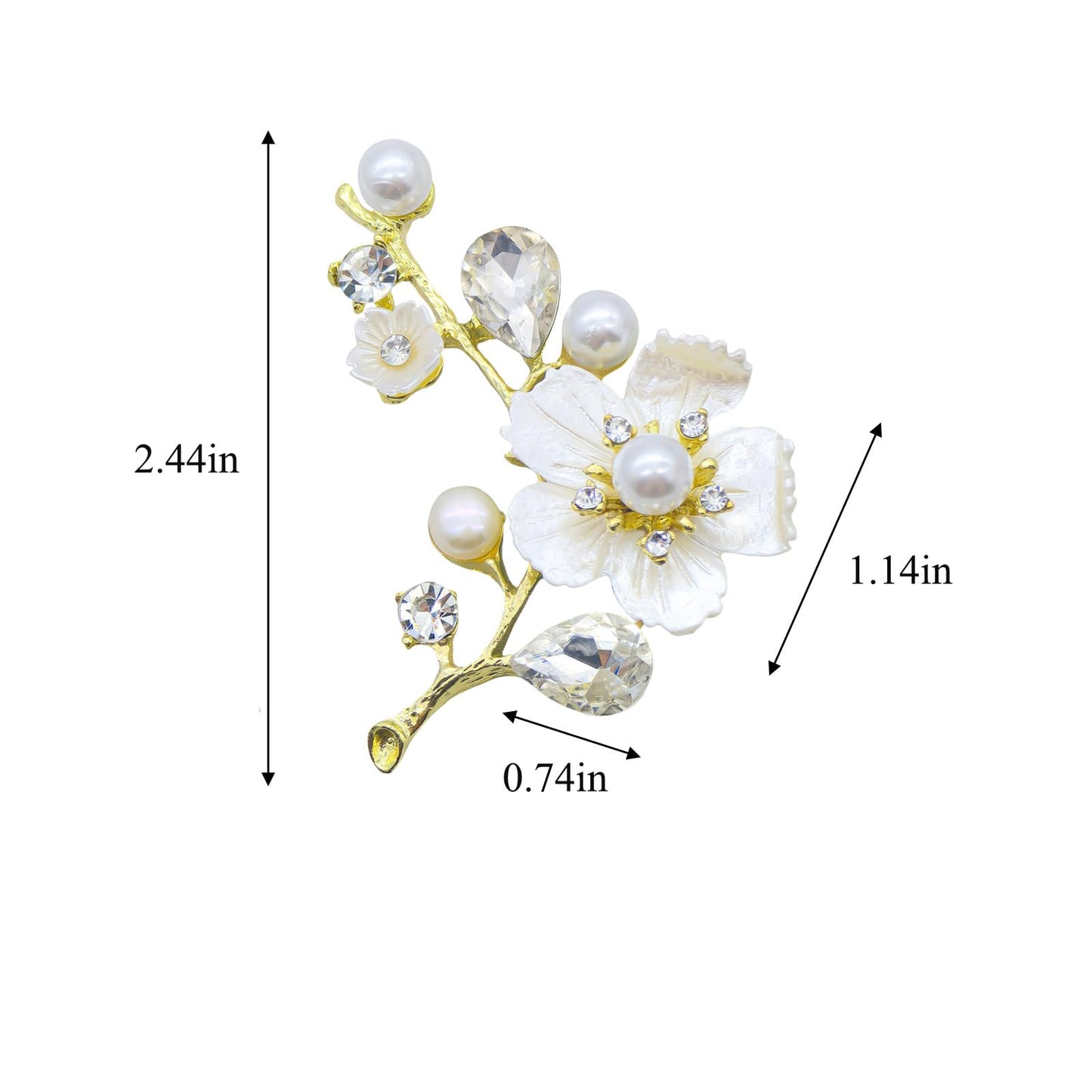HETICA Animal Brooch for Women, Funny and Cute Flower Brooch Safety Pins Clothing Backpack Hat Decoration Enamel Pins Fashion Women Brooches and Pins Jewelry