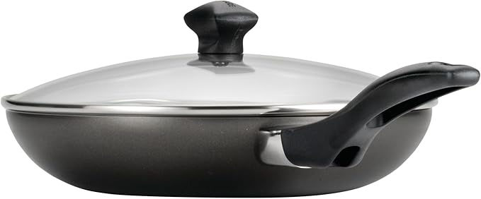 Farberware Dishwasher Safe Nonstick Cookware Pots and Pans Set, 15 Piece, Pewter