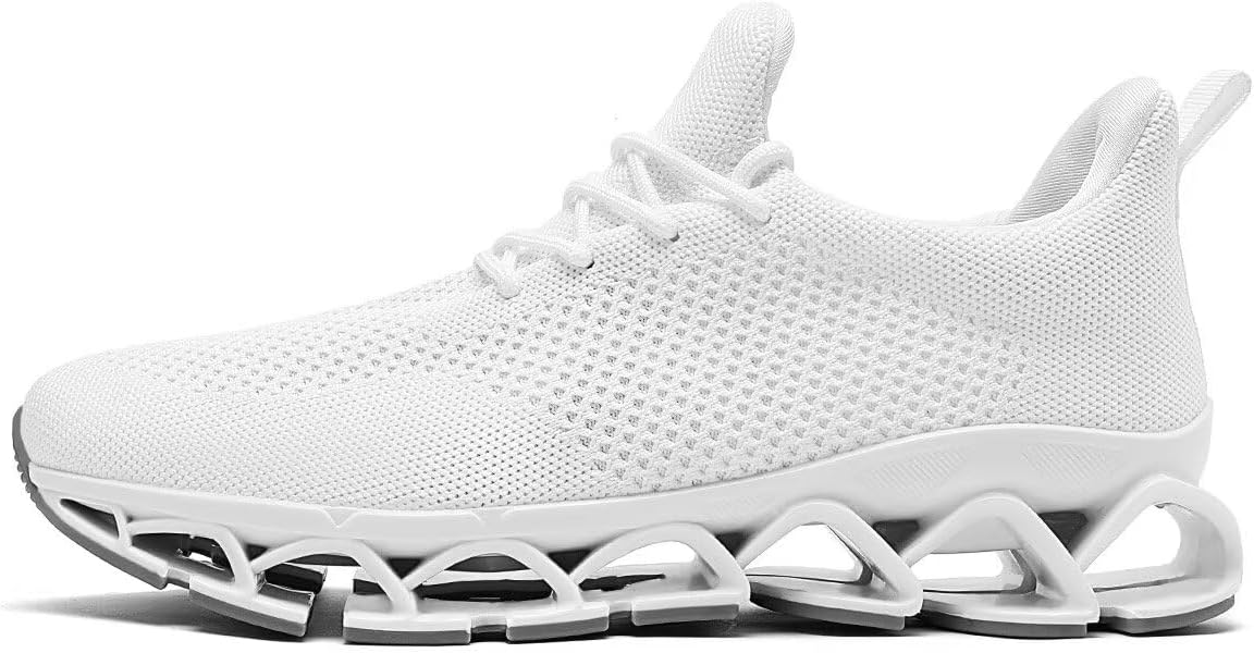 Men's Running Shoes Blade Tennis Walking Fashion Sneakers Breathable Non Slip Gym Sports Work Trainers