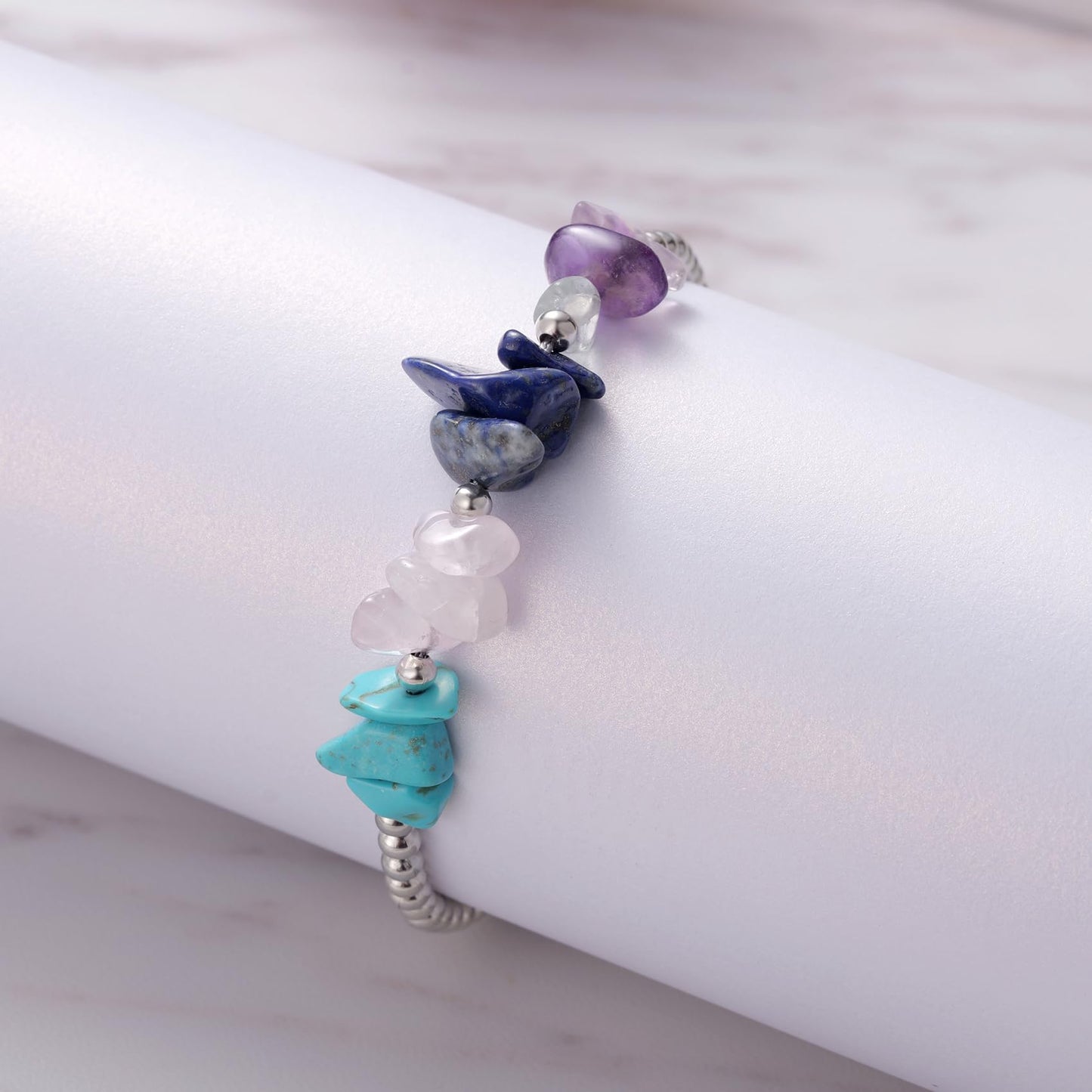 Ukodnus Menopause Bracelet for Women, Menopause Relief Jewelry for Hot Flashes Mood Support Sleep Calm, Hormone Balance Wellness Gifts for Women