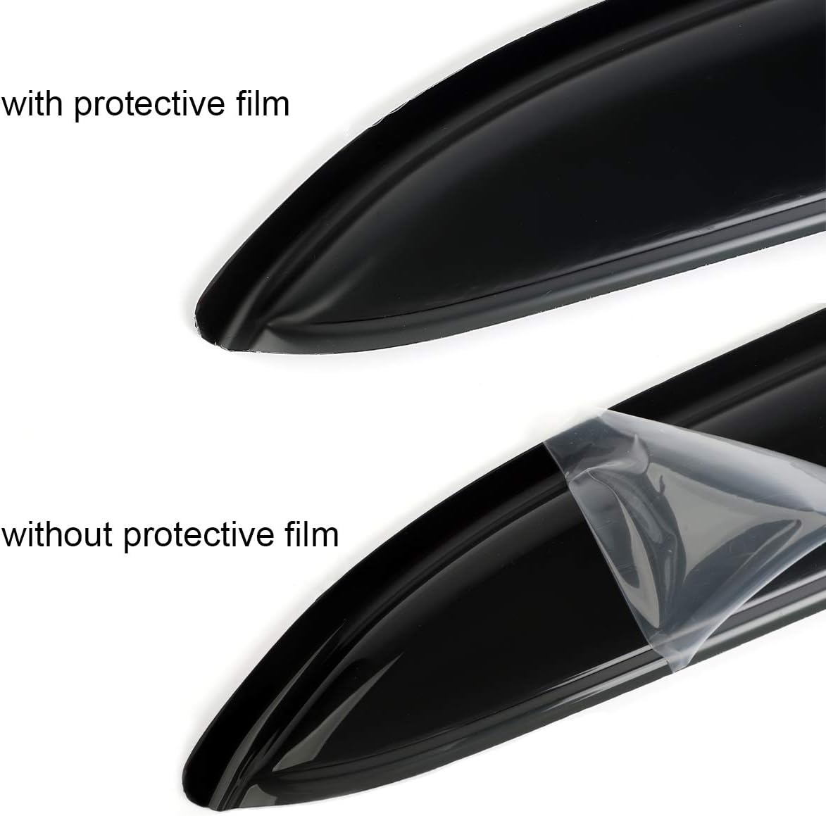 94819 Side Window Wind Deflector,4pc Outside Mount Style Nice Sun Rain Guards Set,Window Visor fit for 2002-2010 Ford Explorer & Mercury Mountaineer, 2003-2005 Lincoln Aviator