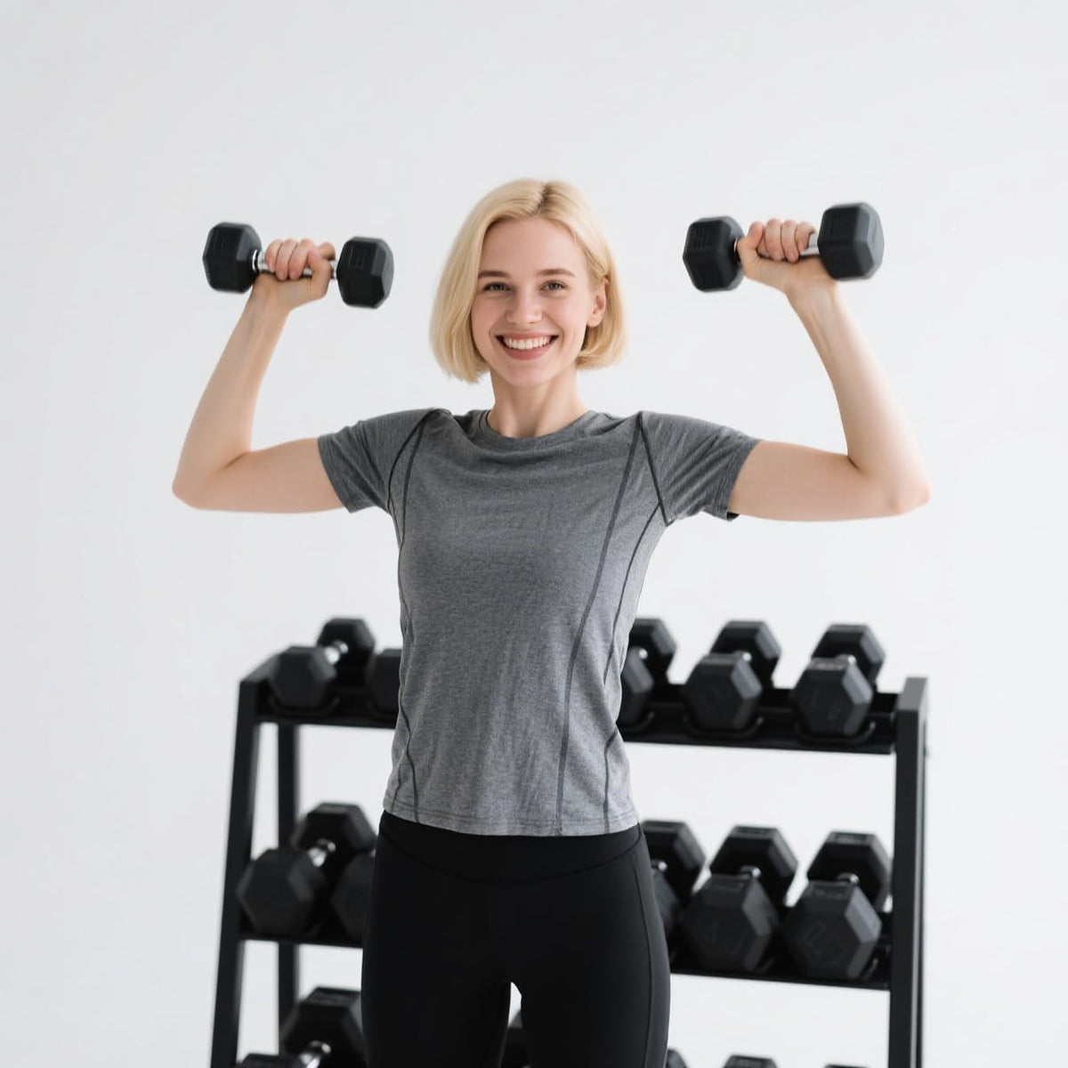 350/450/550 lbs Hex Weight Dumbbells Sets with Rack Rubber Encased Dumbbell Free Weights Set for Home Gym Weight Rack with Dumbbells Set