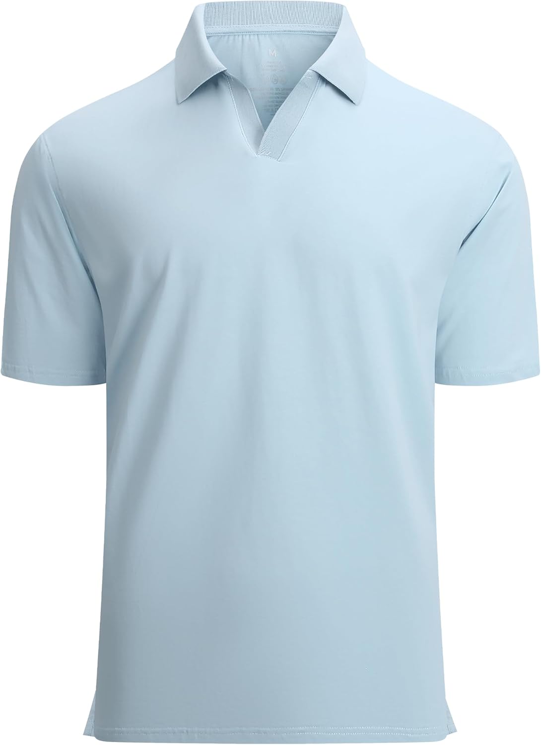 Esabel.C Jacquard Golf Shirts for Men Moisture Wicking Short Sleeve Performance Dry Fit Active Mens Polo Shirts