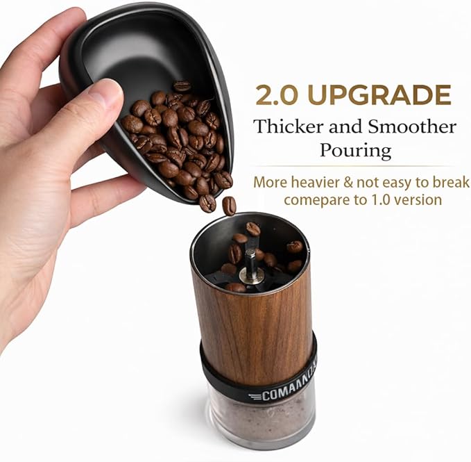 Coffee Bean Dosing Cup and Spray Bottle Kit For Espresso,Coffee Bar Accessories,Ceramic Single Dosing Tray For Coffee or Tea.Spray For Reducing Coffee Power Static (B-Bright Black)