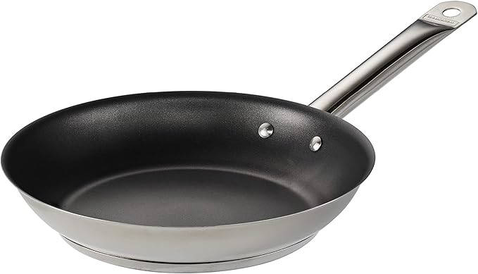 Tramontina 10-Inch Non Stick Frying Pan, Tri-Ply Base Stainless Steel Skillet with Reinforced Nonstick Coating, Dishwasher and Oven Safe