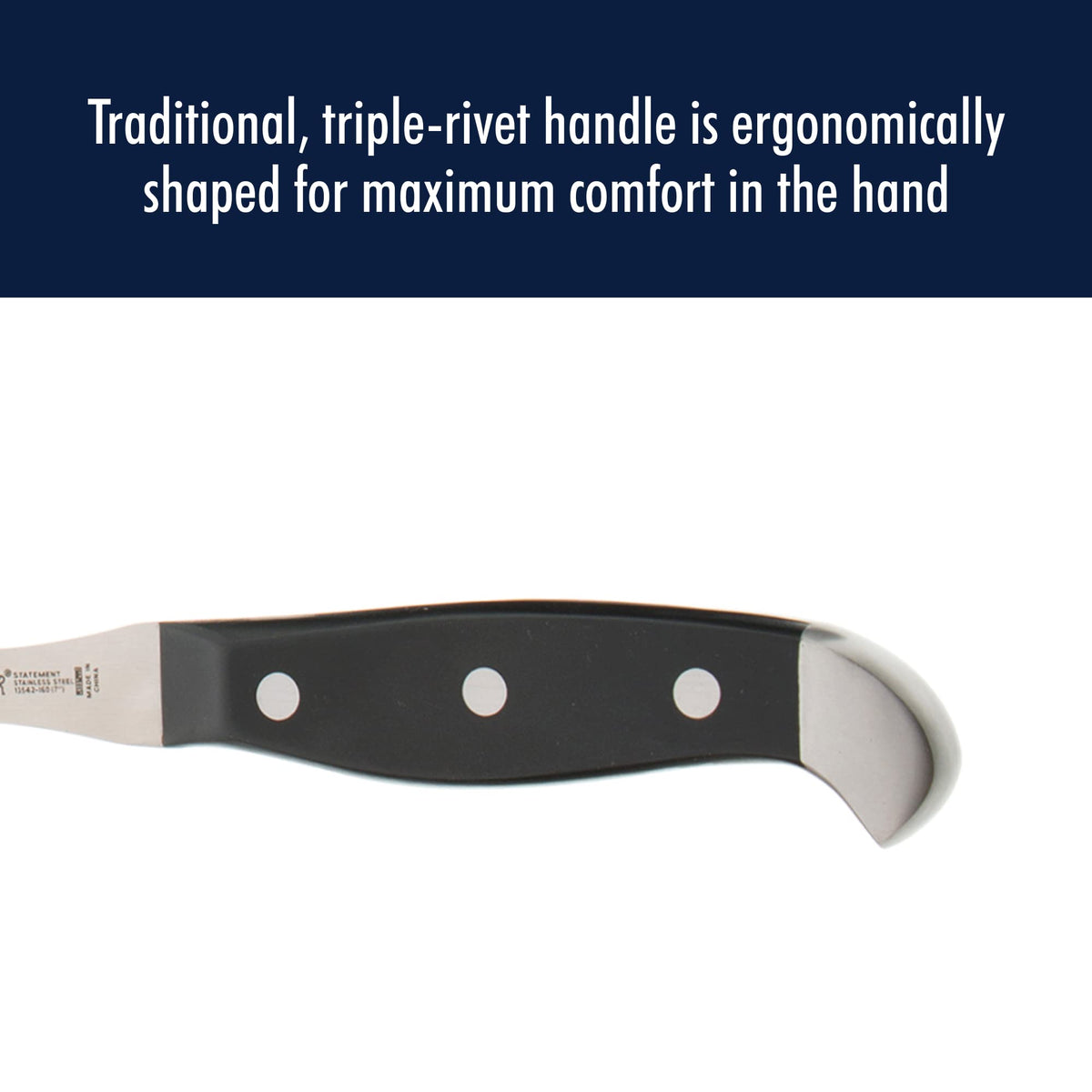 HENCKELS Statement Razor-Sharp 2-pc Carving Set, German Engineered Informed by 100+ Years of Mastery, Black/Stainless Steel