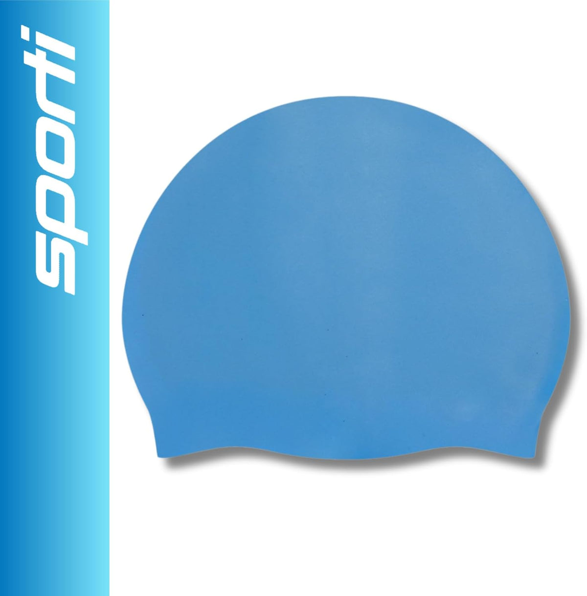Sporti Silicone Swim Cap for Kids, Unisex Youth Swimming Cap, Protection Bathing Caps for Your Children, Aged 2-10