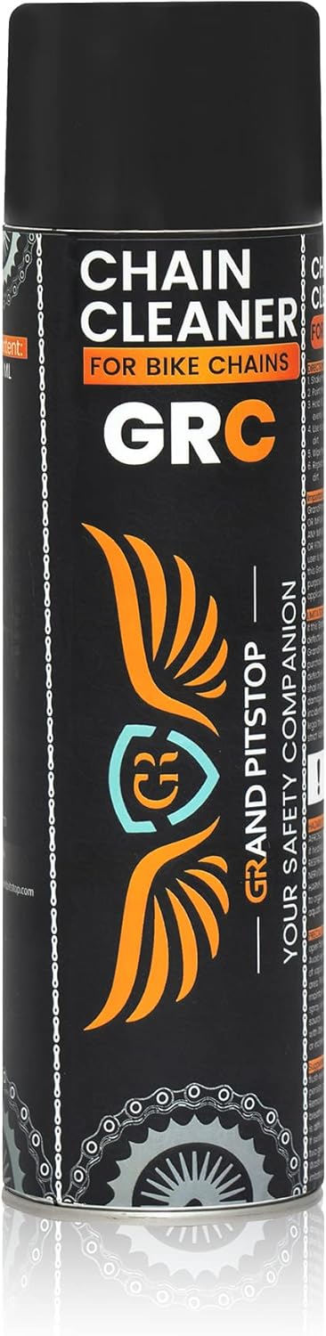 GRAND PITSTOP Chain Cleaner/Degreaser Spray for Motorcycle Cleaning - Motorcycle Cleaner for On and Off-Road for All Bikes (500 ml)