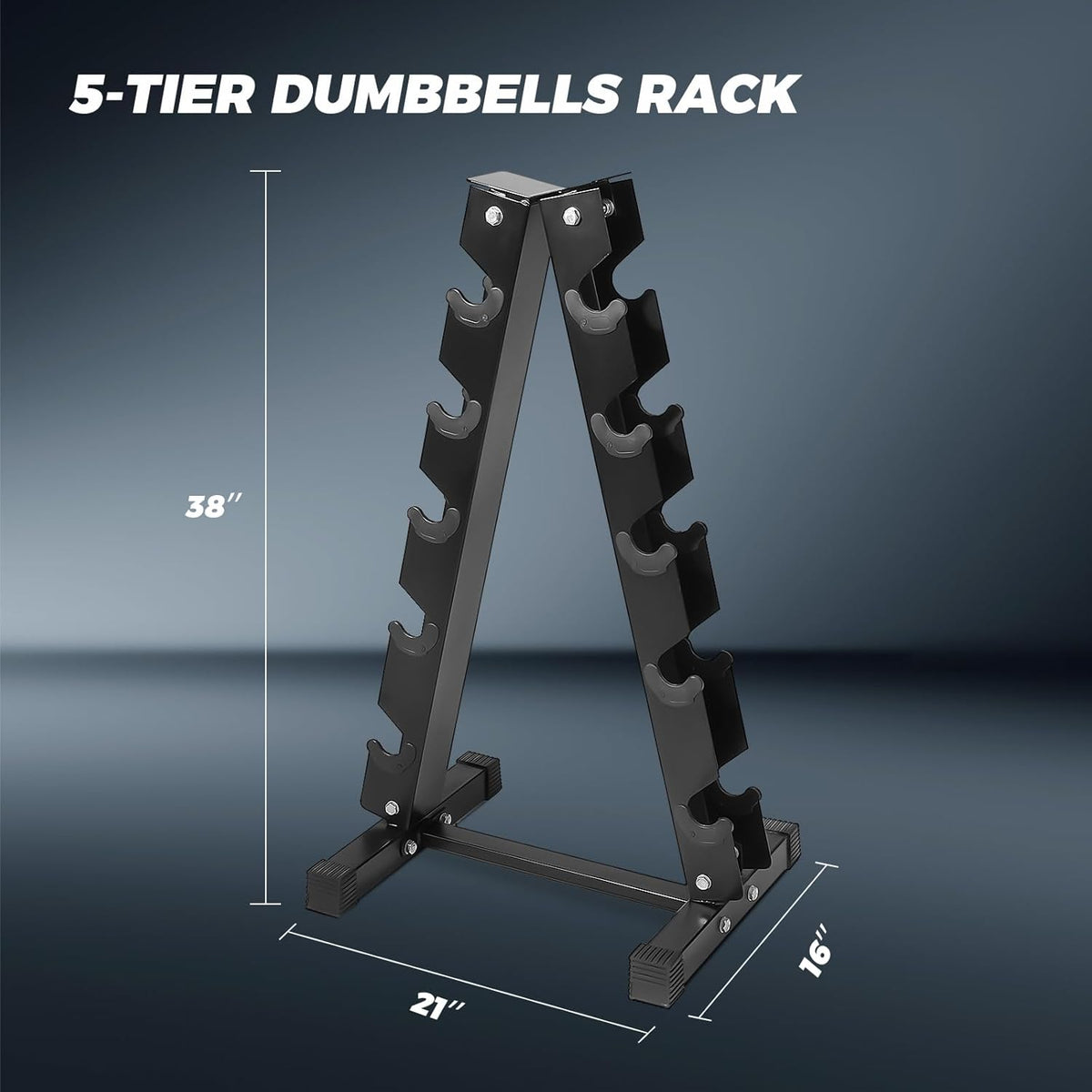 RITFIT 300/350/450/650/180/200/210 LB Rubber Hex Dumbbells Set with Optional Dumbbell Rack, Multi Weight Set to Choose, Ideal for Home Gym and Fitness