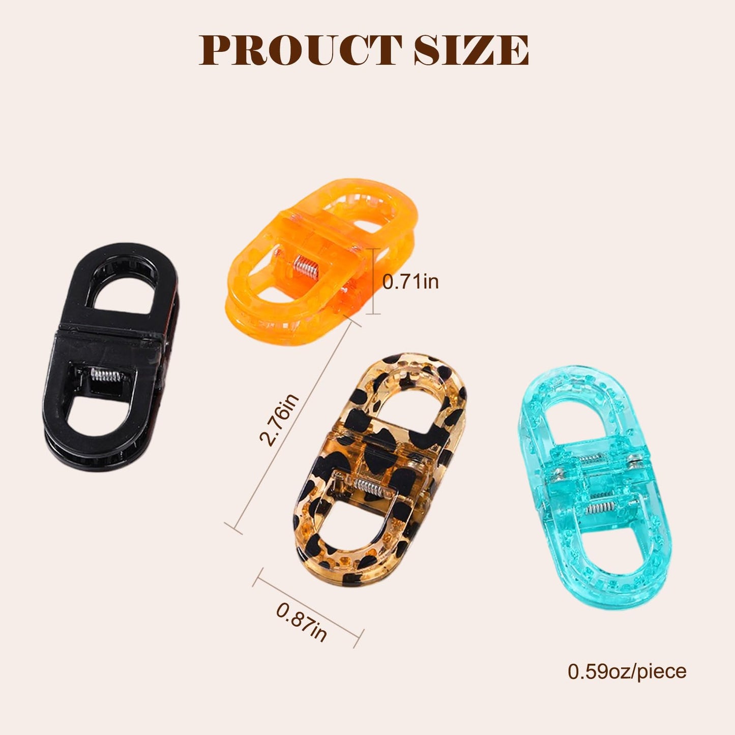 CHAOBANG Magnetic Hair Clips Strong Hold No Slip Styling Clips Gentle No Crease Design Lightweight Portable for Everyday Hairstyles Salon Travel All Hair (Black and Blue)