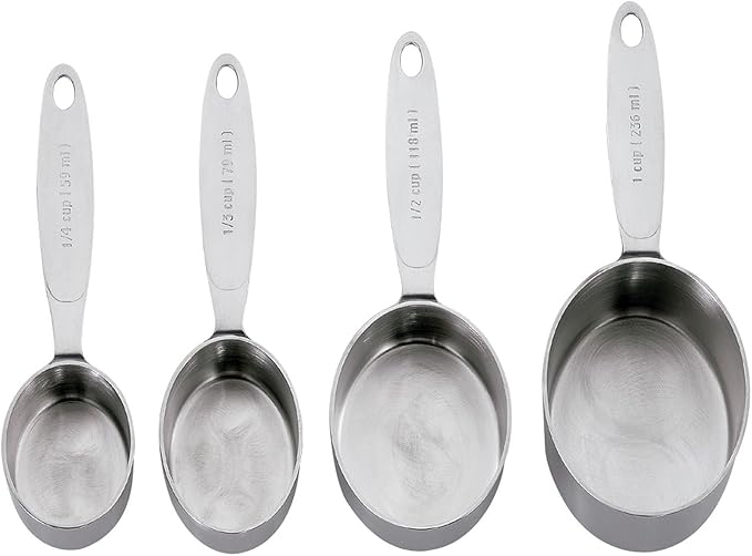 Cuisipro Stainless Steel Measuring Cup Set