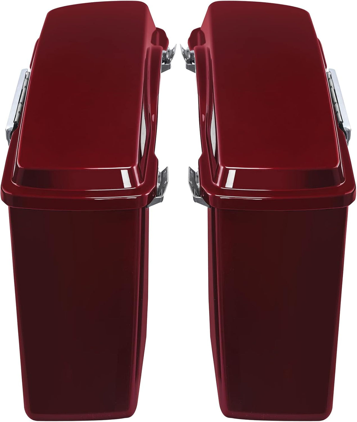 Green-L Red Hard Saddlebags Fit for Harley Touring Street Glide Road King Electra Glide 1994-2013