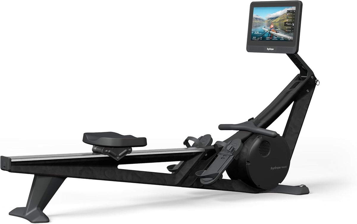 Hydrow Wave Rowing Machine with 16" HD Touchscreen & Speakers - Foldable | Live Home Workouts, Subscription Required