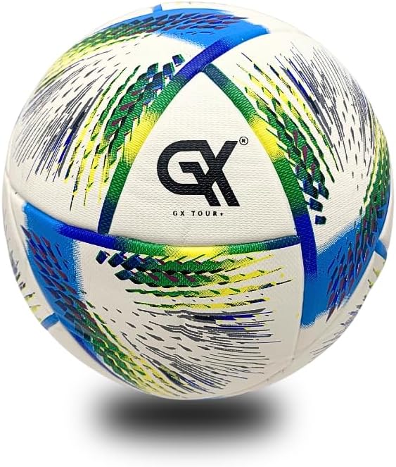 Thermo Bonded Polyurethane Soccer Ball Size 5 – Professional Grade PU Material, USA Quality Outdoor Sports, Premium Size 5 Soccer Ball for Training & Competitive Matches