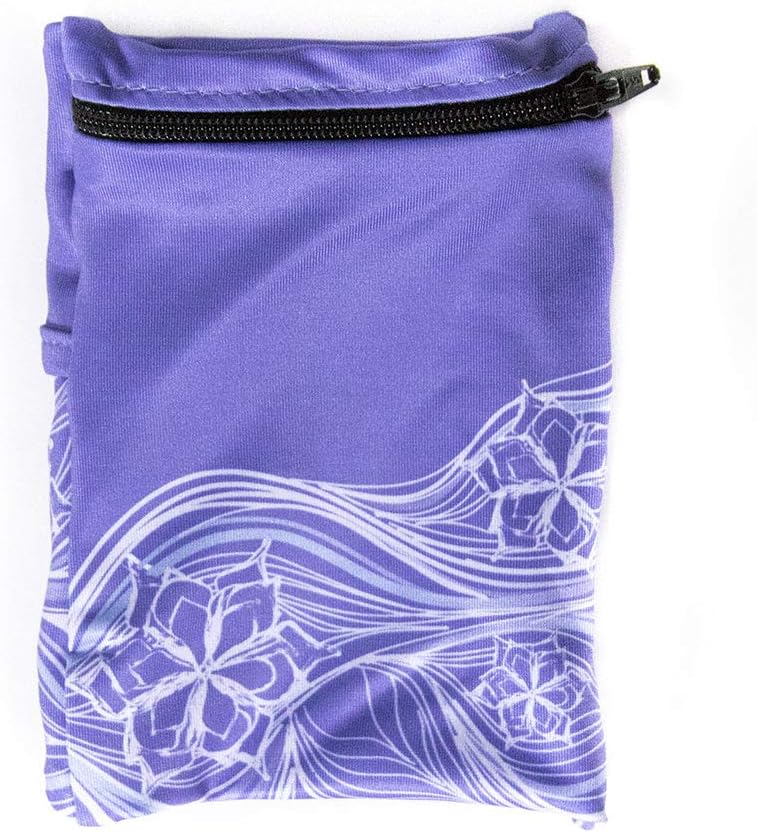 Sprigs Banjees 2 Pocket Wrist Wallet/Wrist Band/Wrist Pocket for Travel, Walking, & Running. Wallet Pouch That Holds Cash, Card, ID's, and More