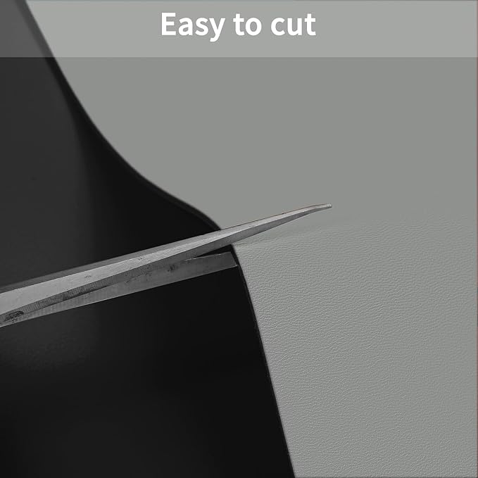 Leather Desk Mat,1.8mm Thick,12x66 Inch Desk Cover,Desk Protector Mat,Dresser Cover Top,Desktop Cover,Dresser Cover Top For Bedroom,Table Protector Mat,Black Table Protector(Black+Gray,12×66)