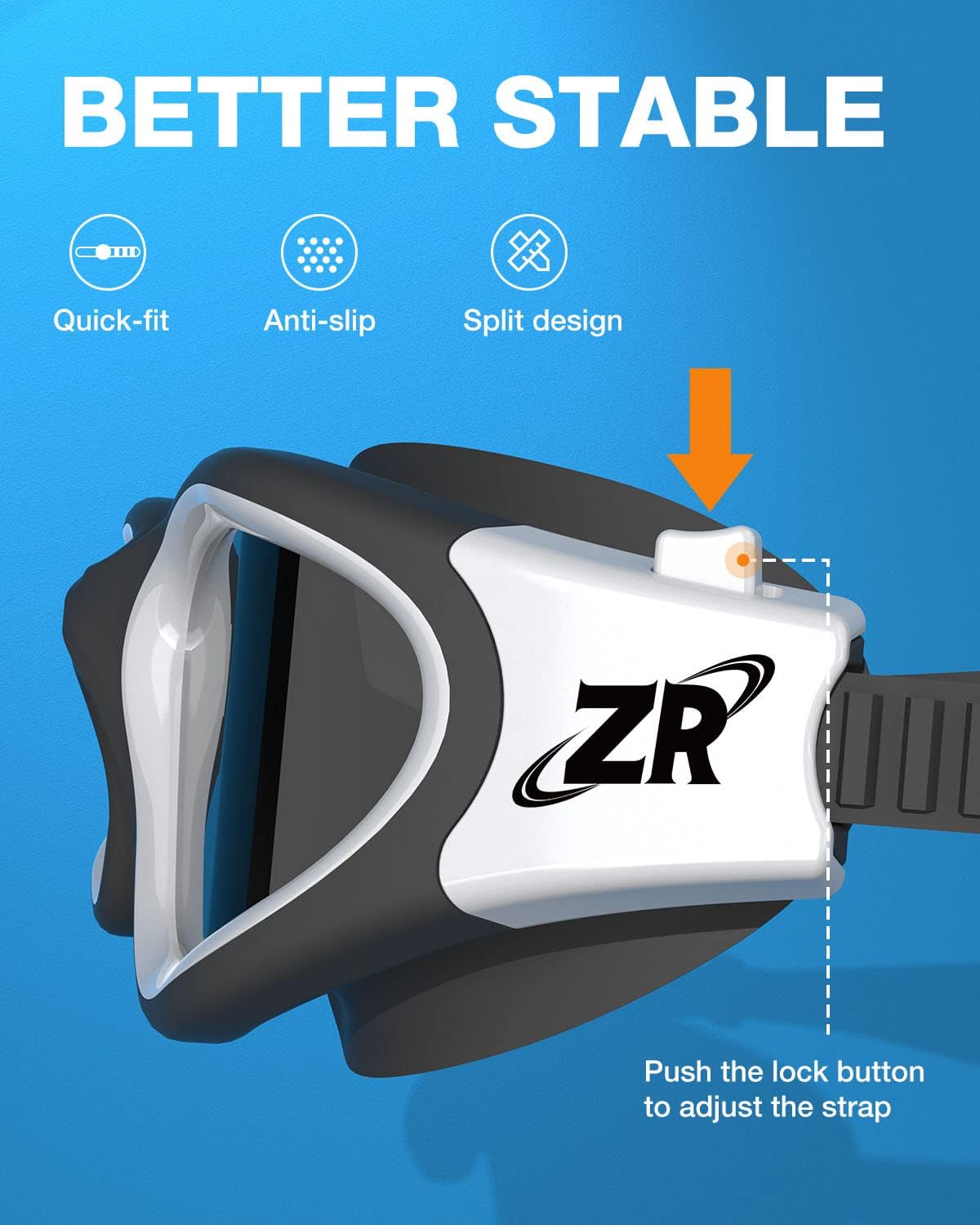 ZIONOR G1 Polarized Swimming Goggles for Unisex Adult Women Anti Fog 100% Anti UV Diving Goggles