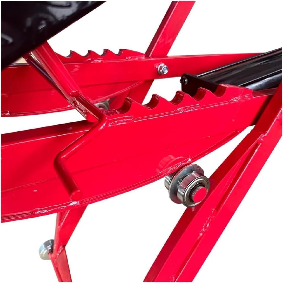 Motorcycle Lift ATV 1000 lbs Pedal Side Extension Motorcycle Lift Table for Home Garage and Shop KT-Moto 100LT