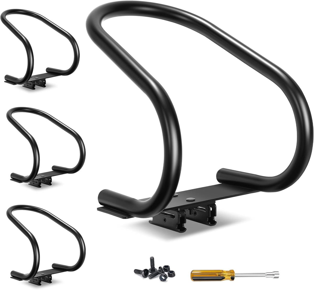 4 Pack E Track Wheel Chock-E-Track Accessories for Enclosed Trailer-E Track Motorcycle Wheel Chock for Trailers for etrack System for Enclosed Trailer Hold Dirt Bike, Motorcycle Tire for Garages