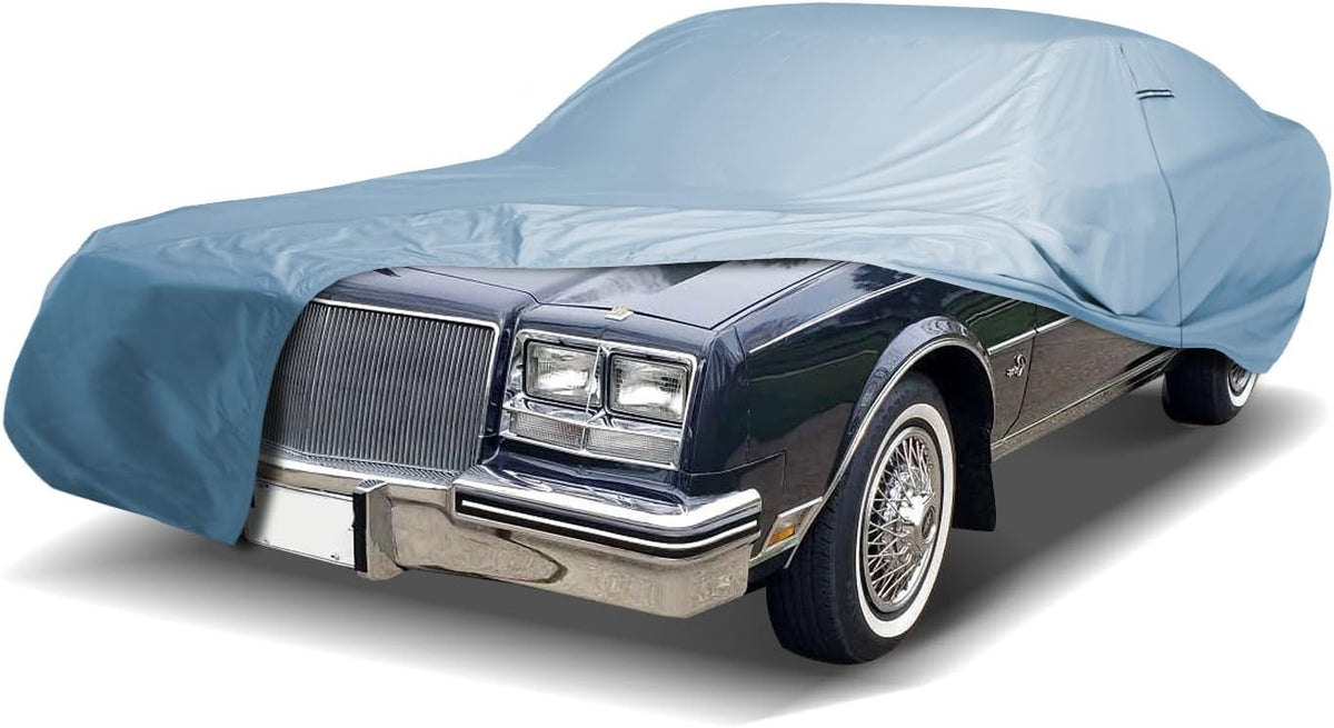 iCarCover Premium Car Cover for 1979-1985 Buick Riviera Heavy Duty Waterproof All-Weather Automobiles Custom Fit Indoor Outdoor UV Snow Protection Covers with Straps and Bag