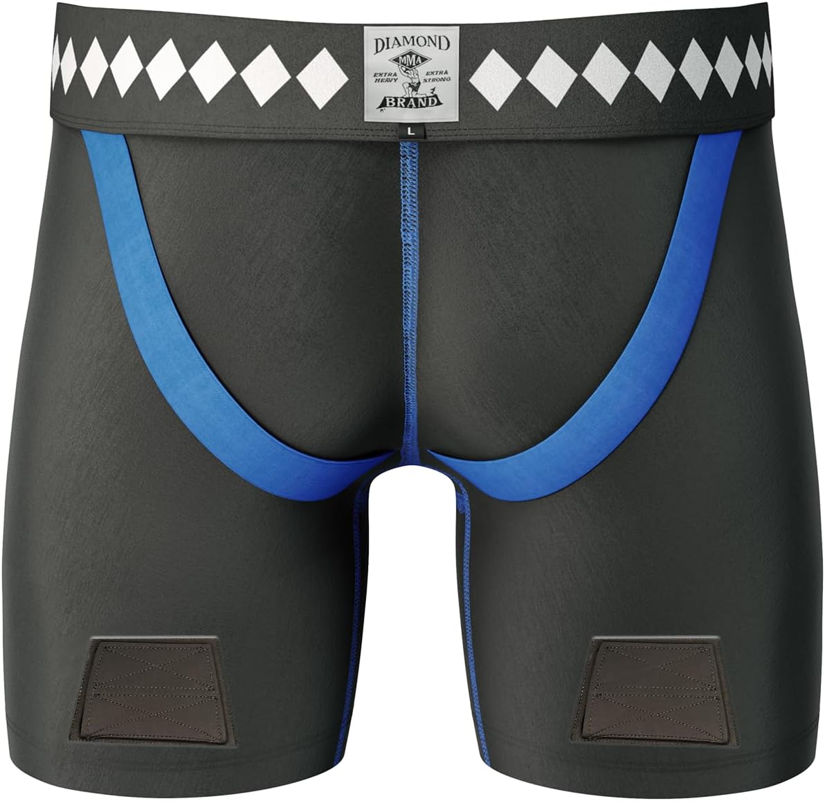 Diamond MMA Hockey Jock Short with Built-in Jock Strap & Athletic Cup Pocket