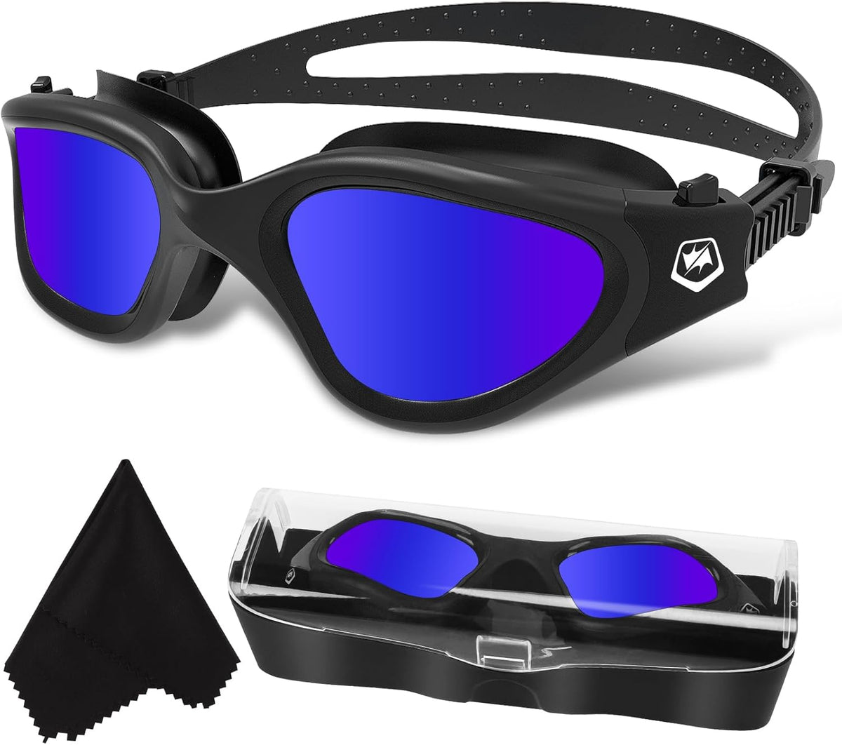 WIN.MAX Polarized Swimming Goggles Swim Pool Goggles Anti Fog Anti UV No Leakage Clear Vision for Men Women Adults Teenagers