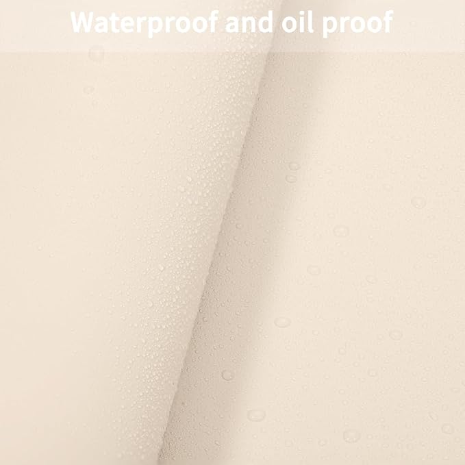 Table Pads for Dining Room Table for Dining Room Table - Can Be Used On Both Sides Waterproof and Easy to Clean Good Flatness Used for Dining Table(Off White+Light Gray 46x72)