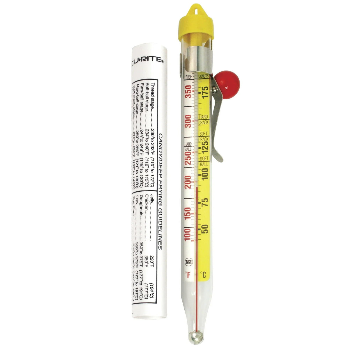 Chaney Instrument 00723 Deluxe Candy/Deep-Fry Thermometer with sheath