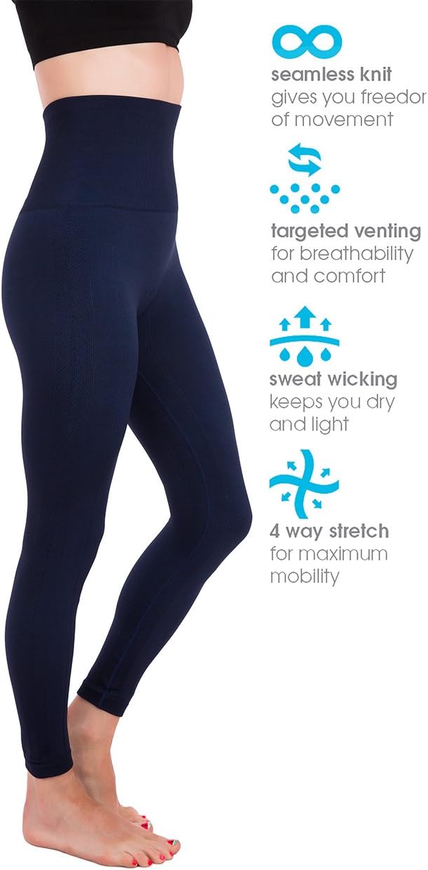 Activewear Thick High Waist Tummy Compression Slimming Body Leggings Pant