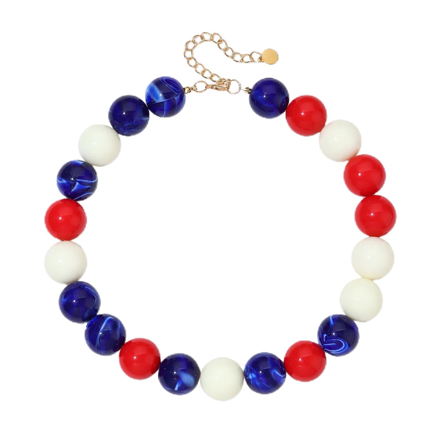 joymiao Chunky Colorful Beaded Necklace for Women Large Bead Rainbow Necklace Purple and Gray Resin Gemstone Necklaces Summer Jewelry