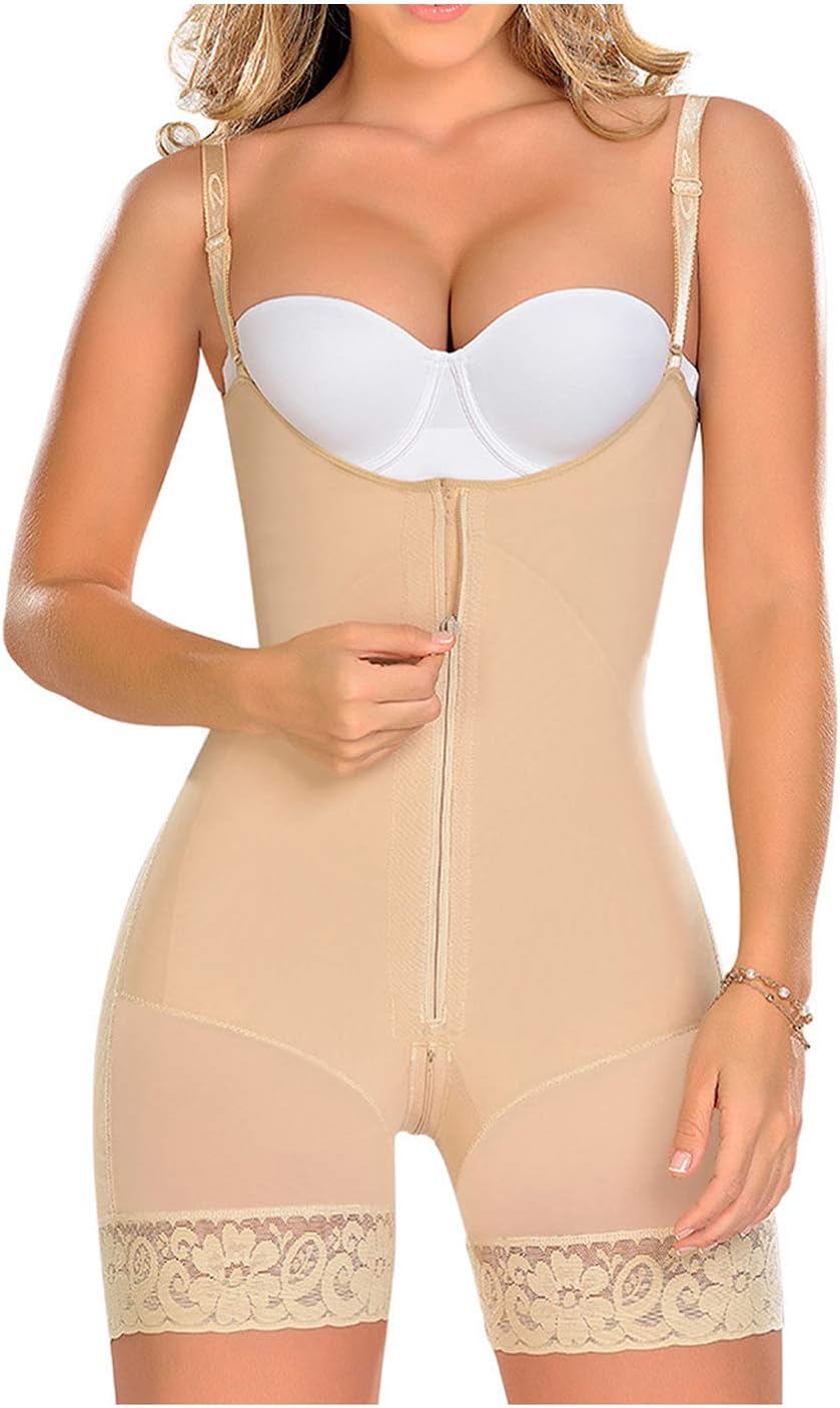 M&D Fajas Colombianas Postparto Reductoras y Moldeadoras Strapless Colombian Postpartum Girdles Butt Lift for Women