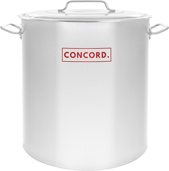 Concord 30 Quart Stainless Steel Stock Pot Cookware